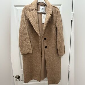 Women’s Zara Tan Long Coat